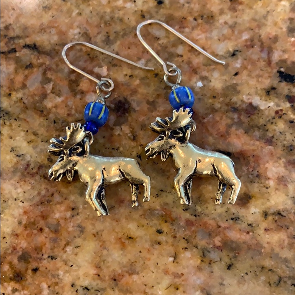 Moose earrings
